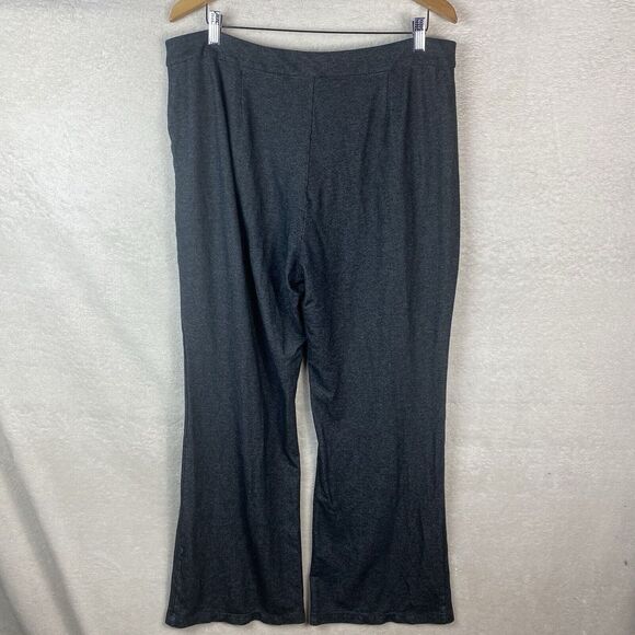 J‎ Jill Wearever Collection Trouser Size L Gray Straight Leg Pants Wide - Picture 1 of 10